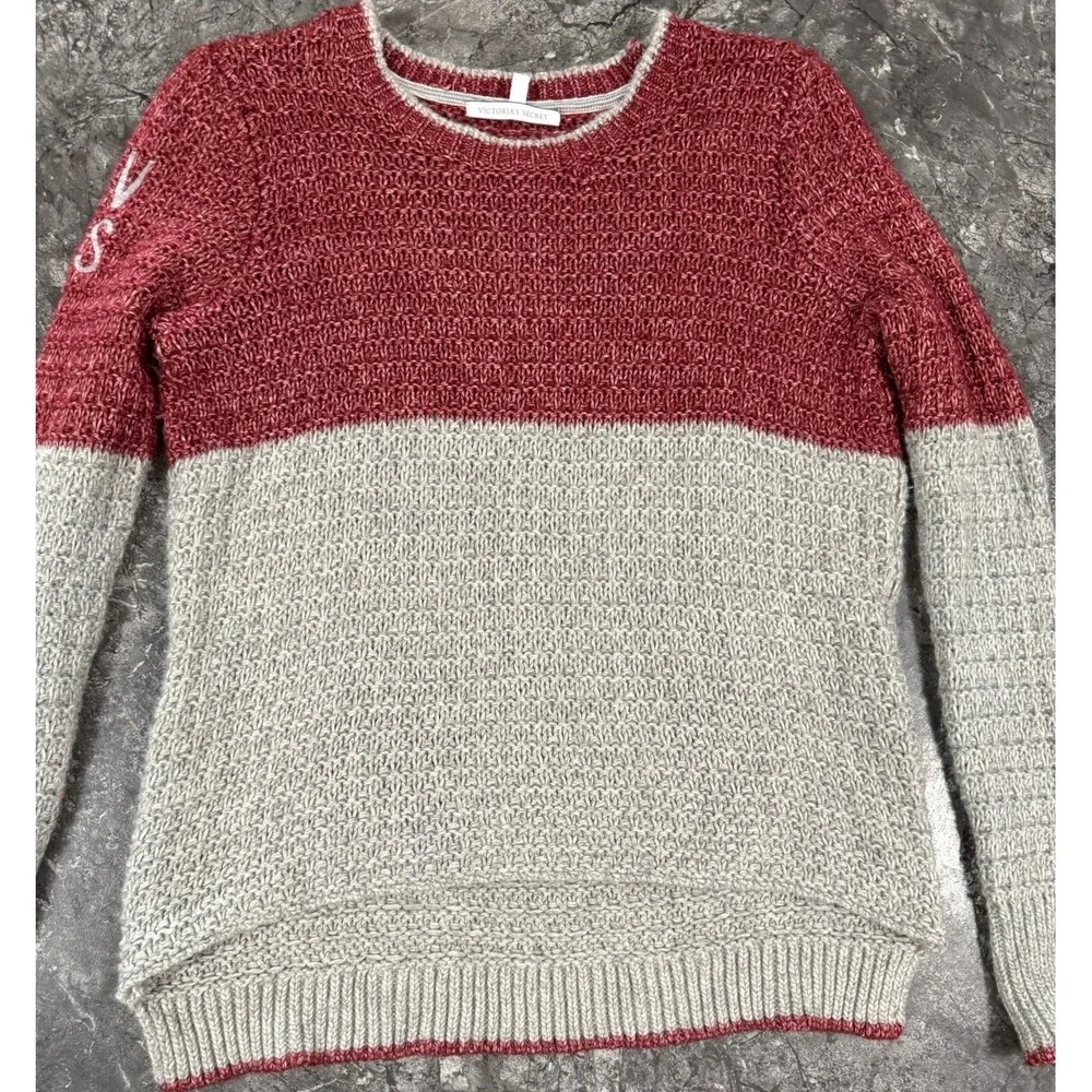 Victorias‎ Secret Womens Wool Alpaca Blend Chunky Knit Oversized Sweater Small - Picture 2 of 10